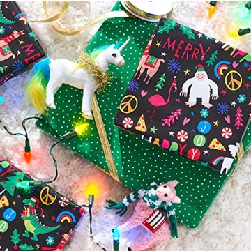 American Greetings Reversible Christmas Wrapping Paper - 175 sq ft