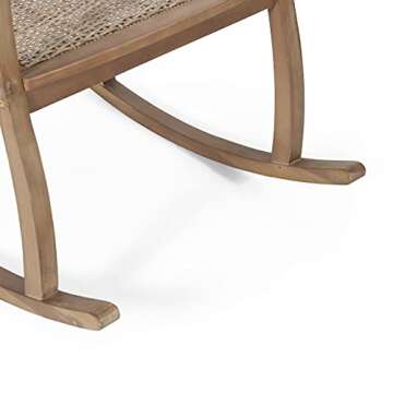 Christopher Knight Home Welby Rocking Chair for Rustic Comfort
