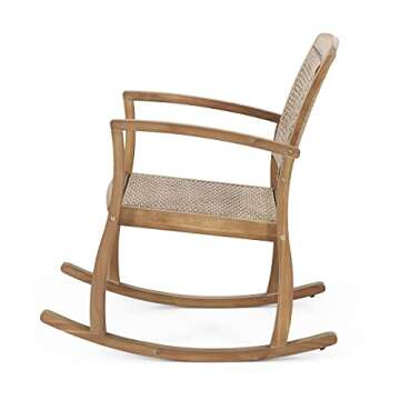 Christopher Knight Home Welby Rocking Chair for Rustic Comfort