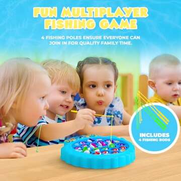 IPIDIPI TOYS Fishing Game for Kids - Fun for Toddlers