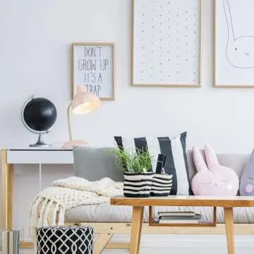 Chic Pink Desk Lamp with Gold Arm – Globe Electric