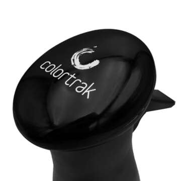 Colortrak Luminous Spray Bottle, 250ml/8.5oz Bottle with Full 360° Distribution, Easy-Use Pump, Quick View Window to Monitor Water Level, Eco-Friendly, Black