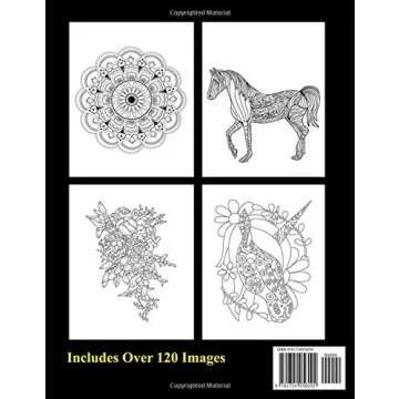 Adult Coloring Book: Stress Relieving Stunning Designs with 120 Unique Images