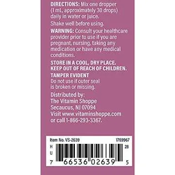 The Vitamin Shoppe Liquid Chlorophyll 100mg - Green Superfood That Supports The Immune System and Energy Production, Easy-to-Take Liquid (2 Fl Oz.)