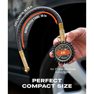 Vondior Tire Pressure Gauge for Cars and Trucks - Accurate & Durable