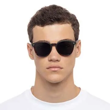 Le Specs Bandwagon Sunglasses - Stylish Matte Tort Frames