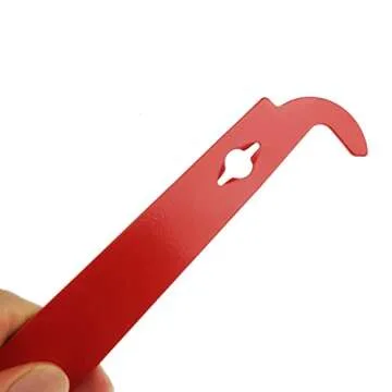 Kasteco 2 Pack Steel Beekeeping Hive Tool Hive Scraper Tool Bee Frame Lifter and Scraper Equipment for Beekeepers, 2 Types