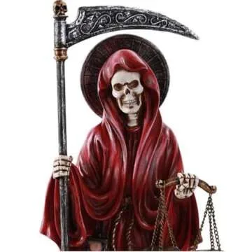 Gorgeous 10-Inch Santa Muerte Statue for Spirituality