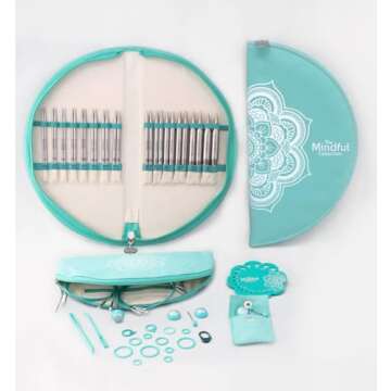 Knitter's Pride Mindful Interchangeable Lace Needles Set - Gratitude Sizes 2.5mm to 17mm