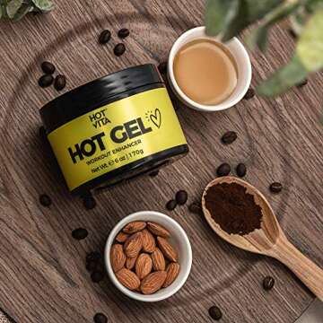 Hot Vita Hot Gel – Sweat Cream Workout Enhancer Belly Slimming Gel (6 oz)