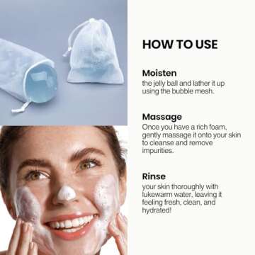 Vegan Naisture Jelly Ball Cleanser for Hydrated Skin