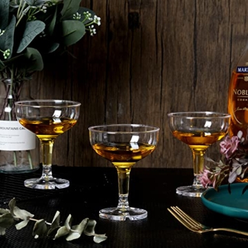 Zopeal 50 Pcs Unbreakable Champagne Glasses for Parties