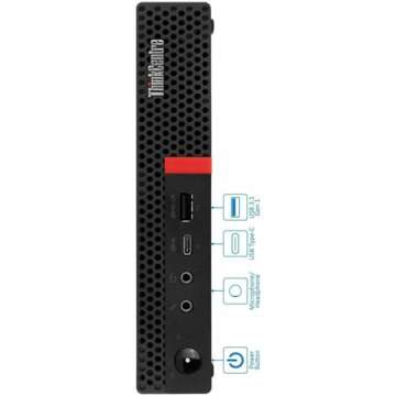 Lenovo ThinkCentre M920Q Tiny Desktop Computer, Intel 8th Gen Core i7-8700T up to 4.0GHz, 32GB DDR4 RAM, 1TB SSD, HDMI, DP, Wi-Fi, Keyboard and Mouse, Windows 11 Pro (Renewed)