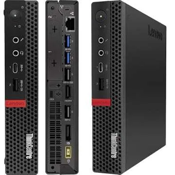 Lenovo ThinkCentre M920Q Tiny Desktop Computer, Intel 8th Gen Core i7-8700T up to 4.0GHz, 32GB DDR4 RAM, 1TB SSD, HDMI, DP, Wi-Fi, Keyboard and Mouse, Windows 11 Pro (Renewed)