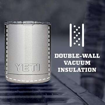 YETI Rambler 10 oz Lowball Tumbler for Coffee Lovers