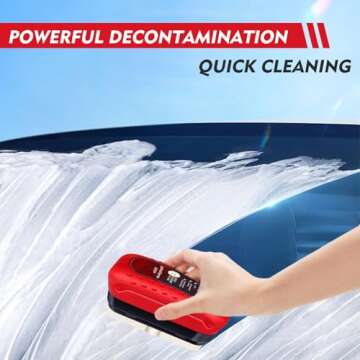 Oil Film Cleaning Brush & Foam Sprayer for Cars