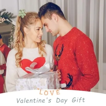 6PCS Matte Flower Hair Clips for Thick and Thin Hair