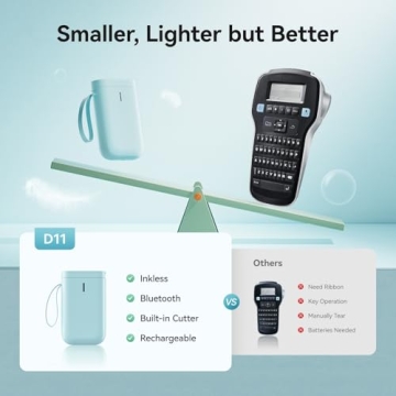 D11 NIIMBOT Portable Label Maker with Custom Templates