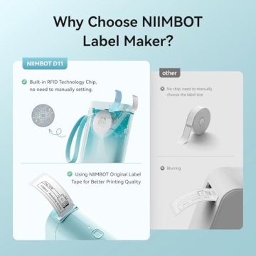 D11 NIIMBOT Portable Label Maker with Custom Templates