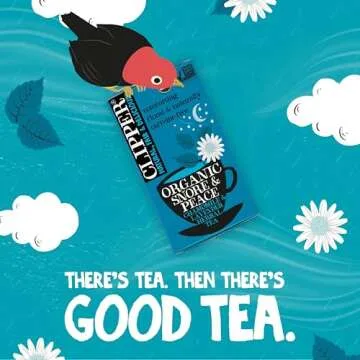 Clipper Tea Snore and Peace Chamomile & Lavender Herbal Tea – Caffeine Free, USDA Organic, Great Hot or Iced – Comfortingly Floral, Natural, Fair & Delicious – 20 Tea Bags