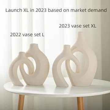Lvases Snuggle Hollow Ceramic Vase Set for Home Decor