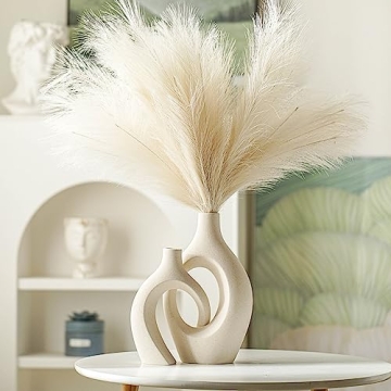 Lvases Snuggle Hollow Ceramic Vase Set for Home Decor