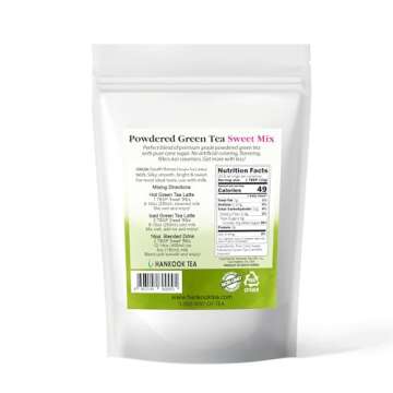 Hankook Tea Powdered Green Tea Sweet Mix, 8.82 Ounce (SYNCHKG123925)