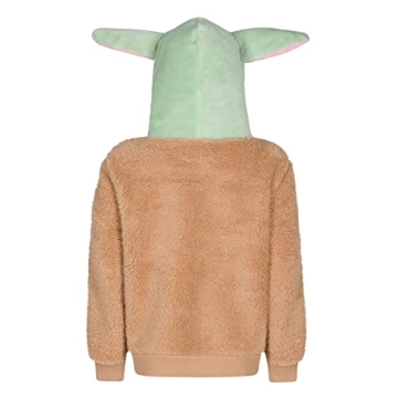 Star Wars Baby Yoda Hoodie for Girls Ages 4-16 - Tan