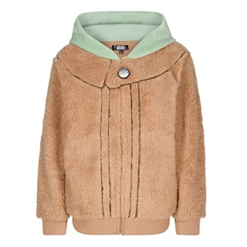 Star Wars Baby Yoda Hoodie for Girls Ages 4-16 - Tan