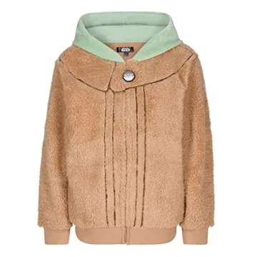 Star Wars Baby Yoda Hoodie for Girls Ages 4-16 - Tan