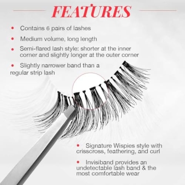 Ardell Wispies Black False Eyelashes for Natural Glam