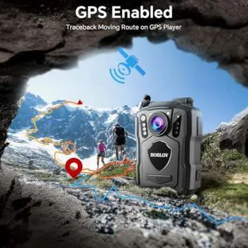 BOBLOV M5 2K Police Body Camera with Night Vision
