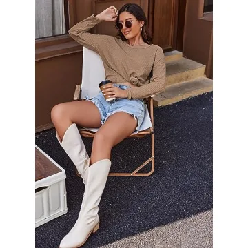 Ekouaer Women's Waffle Knit Pajama Set for Cozy Nights