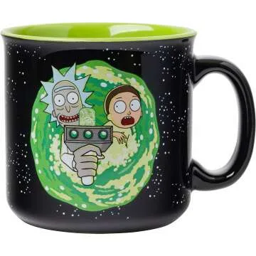 Rick and Morty Ram Portal Camper Mug 20 Oz