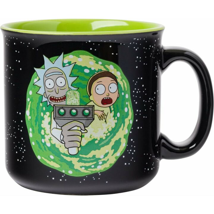 Rick and Morty Ram Portal Camper Mug 20 Oz