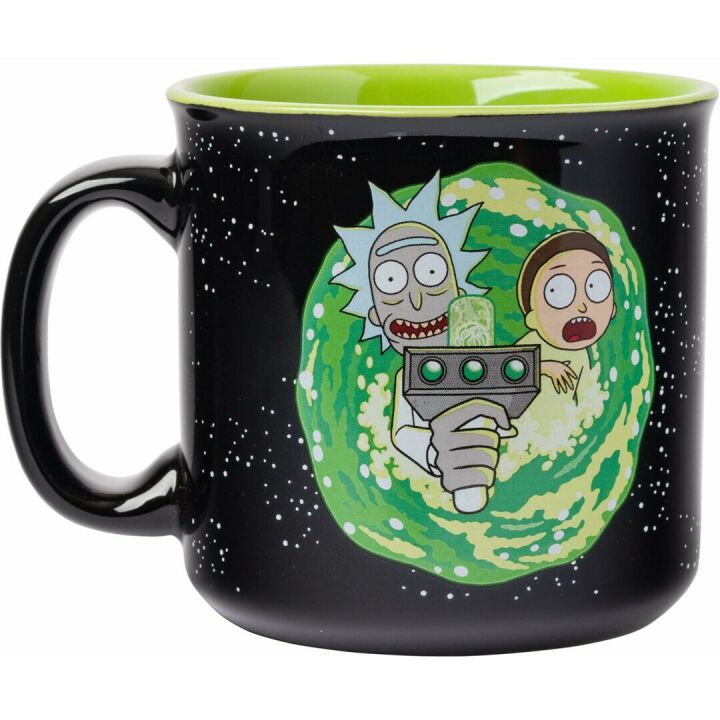 Rick and Morty Ram Portal Camper Mug 20 Oz