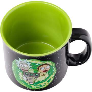 Rick and Morty Ram Portal Camper Mug 20 Oz