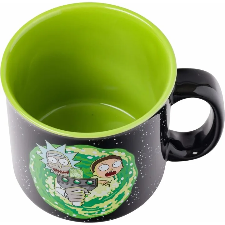 Rick and Morty Ram Portal Camper Mug 20 Oz