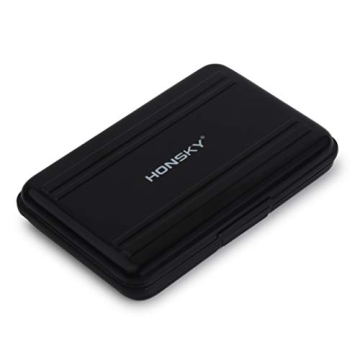 Honsky Aluminum UHS-I SD Micro SD SDHC SDXC TF SecureDigital Memory Card Carrying Case Holder Organi...