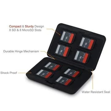 Honsky Durable SD MicroSD Case for Secure Card Storage