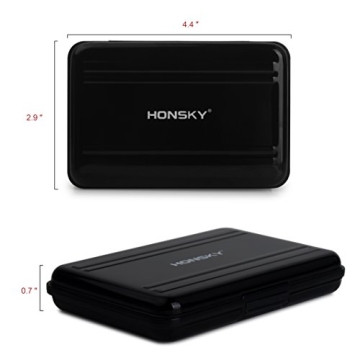 Honsky Durable SD MicroSD Case for Secure Card Storage