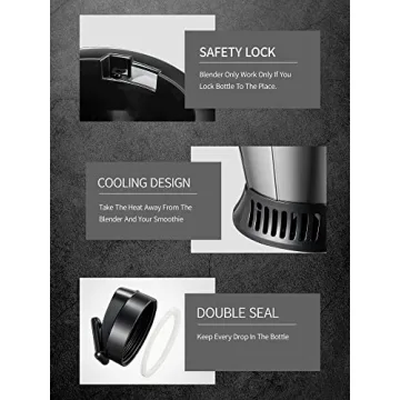 Yabano Electric Shake Bottle & Blender with 2 Travel Cups