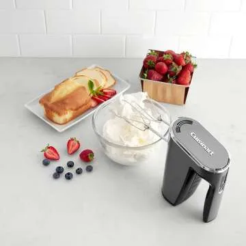 Cuisinart Cordless Hand Mixer with 5 Speed Options