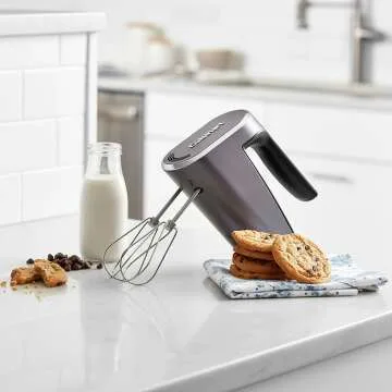 Cuisinart Cordless Hand Mixer with 5 Speed Options