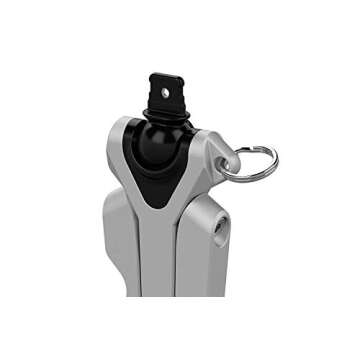 Kenu Stance Mini Tripod Stand - Pocket-Sized Portable Cell Phone Holder for iPhones - Phone Stand for Desk - Compact Keyring Accessory with Bottle Opener - Fits iPhones with Lightning Connector