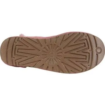 UGG Women's Classic Mini Twist Fashion Boot pink dawn 8 M US