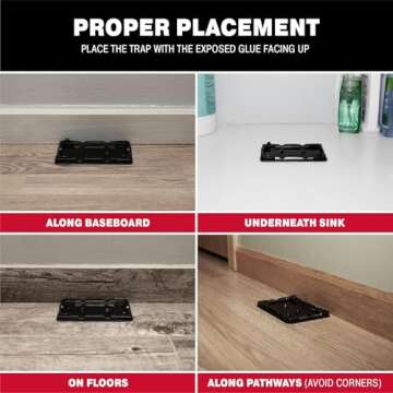 Catchmaster Mouse, Insect & Pest Control Glue Traps for Mice & Insects 16-Pk, Adhesive Rodent & Bug Catcher, Pre-Scented Mouse Traps Indoor for Home