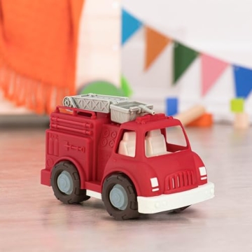 Battat Wonder Wheels Fire Truck - Eco-Friendly Toddler Toy