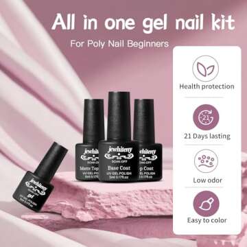 27 Colors Gel Nail Polish Kit with U V Light, U V LED Nail Dryer Lamp Curing Gel Nail Polish Set Popular Gel Nail Polish Set DIY at Home, Nail Manicure Tools