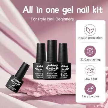 27 Colors Gel Nail Polish Kit with U V Light, U V LED Nail Dryer Lamp Curing Gel Nail Polish Set Popular Gel Nail Polish Set DIY at Home, Nail Manicure Tools